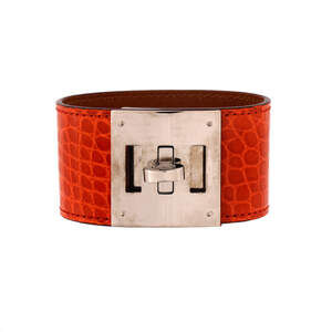 Hermes Kelly Dog Bracelet Alligator